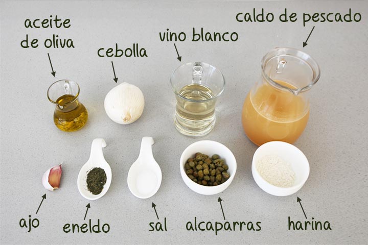 Ingredientes para hacer salsa de eneldo