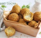 Croquetas de garbanzos rellenas de queso