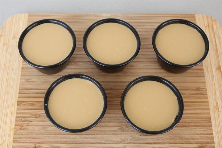 Flaneras para hacer flan de café