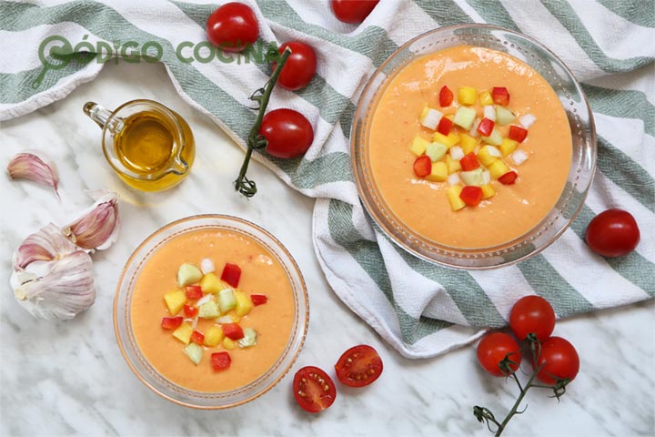 Receta de gazpacho con mango fácil