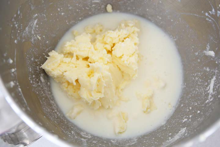 Crema para batir cortada