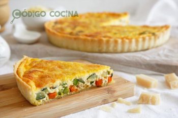 Cómo hacer quiche con verduras y queso