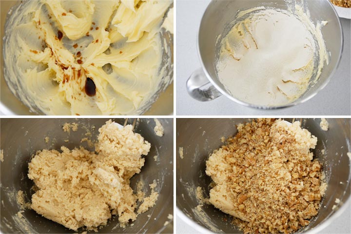 Mezclar todos los ingredientes para hacer la masa de las galletas