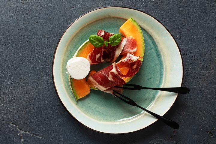 Melón con jamón ibérico