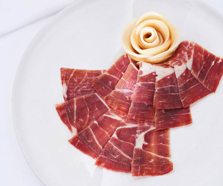 Plato con Jamón Ibérico - guía para elegir tu Jamón Ibérico 