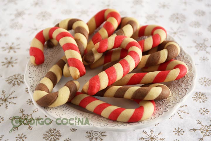 Galletas de bastón de Navidad