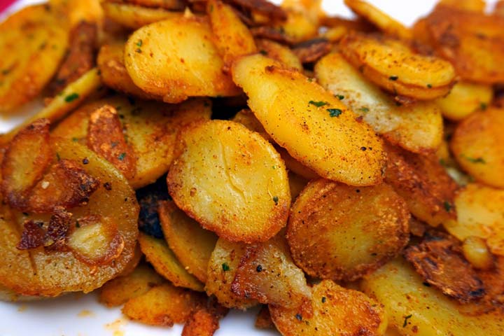 Patatas crujientes preparadas en airfryer