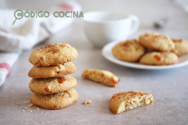 Cookies de albaricoque y almendra