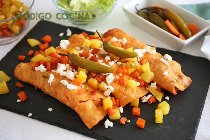 Enchiladas mineras de Guanajuato