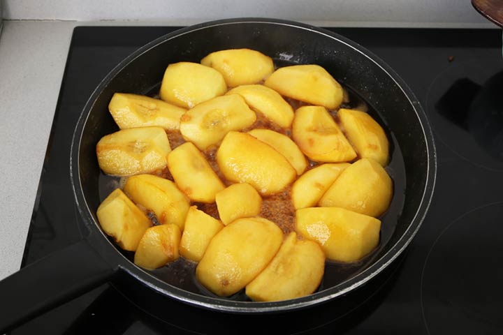 Manzanas caramelizadas