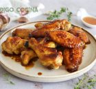 Receta de alitas de pollo con salsa de soja y miel