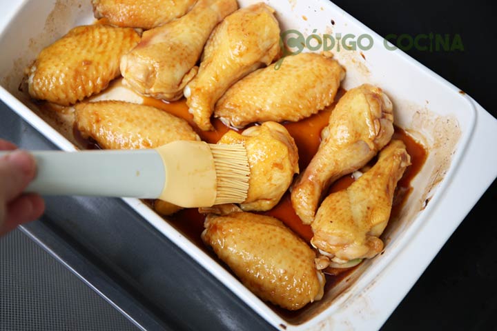 Alitas de pollo hechas en el horno