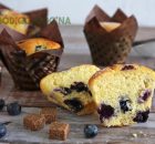 Receta de muffins de arándanos y queso crema