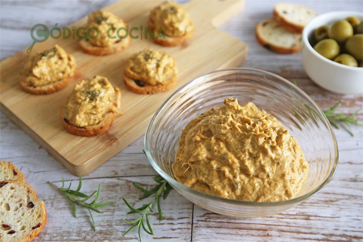 Paté de mejillones y atún, receta fácil