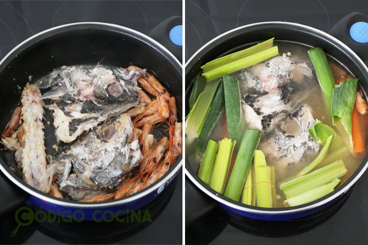 Cómo hacer caldo de pescado