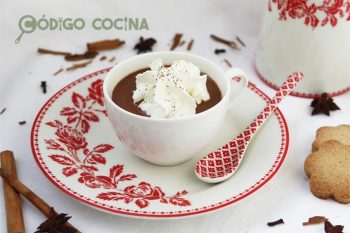 Chocolate a la taza con especias