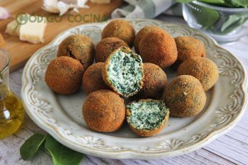 Croquetas de espinacas y ricotta