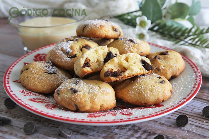 Receta de Galletas de leche condensada y chocolate
