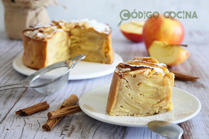 Receta de tarta de manzana fácil