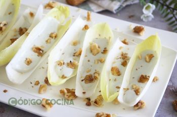 Receta de endivias al roquefort