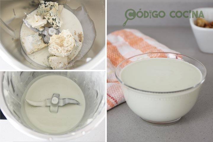 Cómo hacer Salsa de queso roquefort