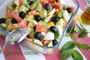 Ensalada de aguacate original