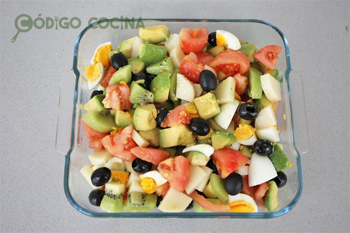 Ensalada de aguacate para cenar