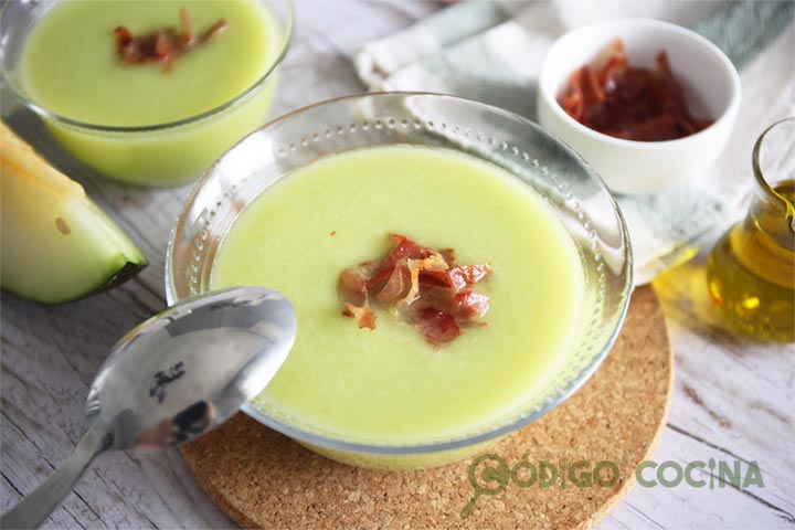 Gazpacho de melón receta para el verano
