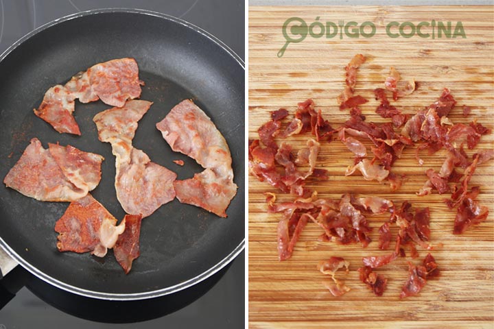 Tiras de jamón serrano crujiente