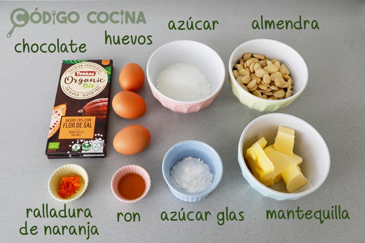 Ingredientes para hacer tarta caprese