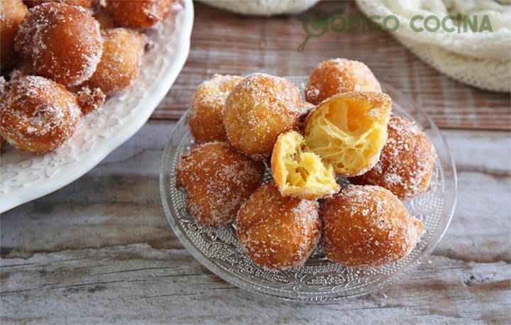 Buñuelos de viento esponjosos