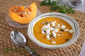Crema de calabaza y boniato