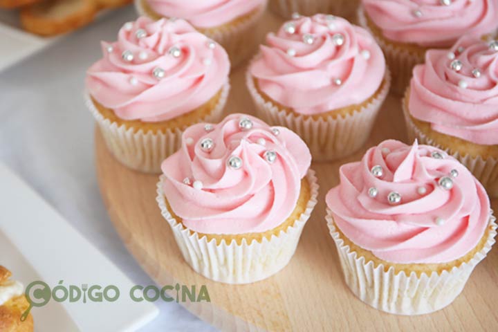 Idea de cupcakes para el Día de la Madre