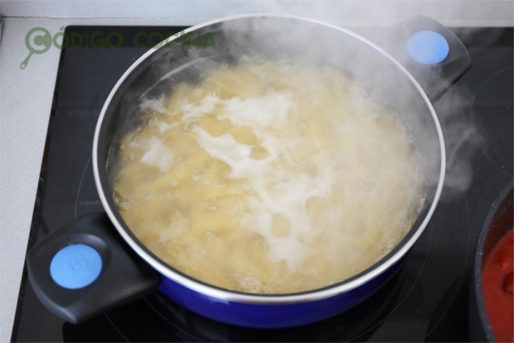 Macarrones cocidos