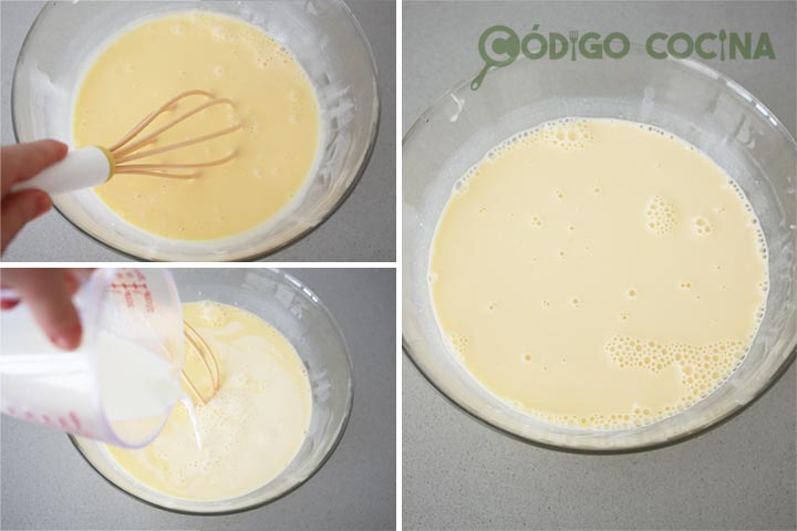 Crema para hacer el flan de queso Philadelphia