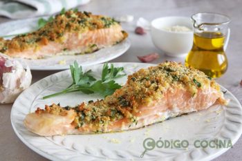 Salmón en freidora de aire jugoso