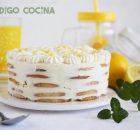 Tarta de limón, galletas y leche condensada
