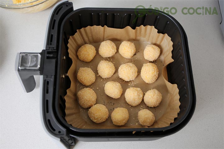 Cómo hacer aperitivo de patata y queso en air fryer