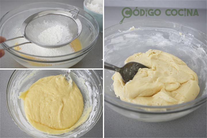 Masa para hacer galletitas de maicena y leche condensada