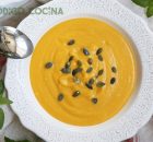 Crema de calabaza con aceite de oliva virgen extra premium