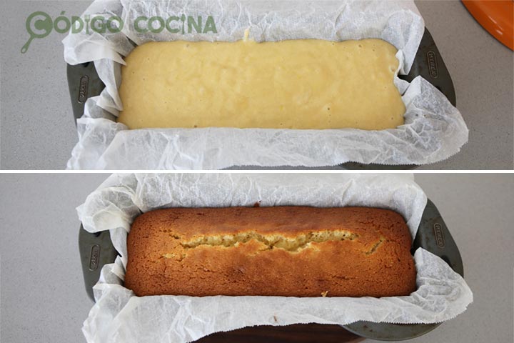 Bizcocho de limón esponjoso